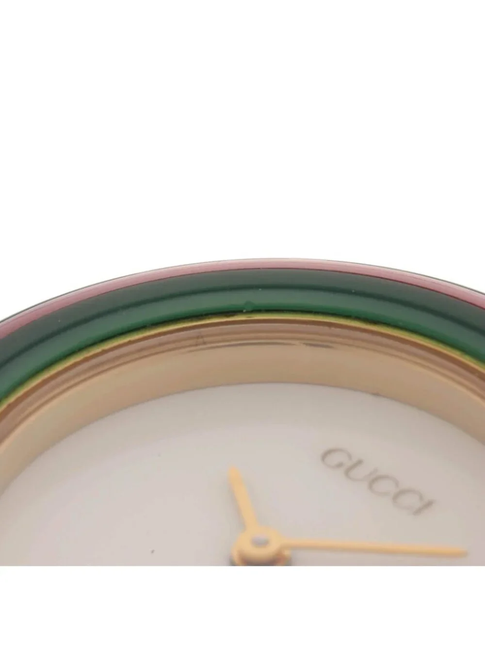 Gucci Change Bezel 11/12 Watch White